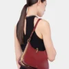 Mittlere Ring-Ledertasche