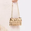 Nano-Tasche mit goldenen Glitzerscheiben