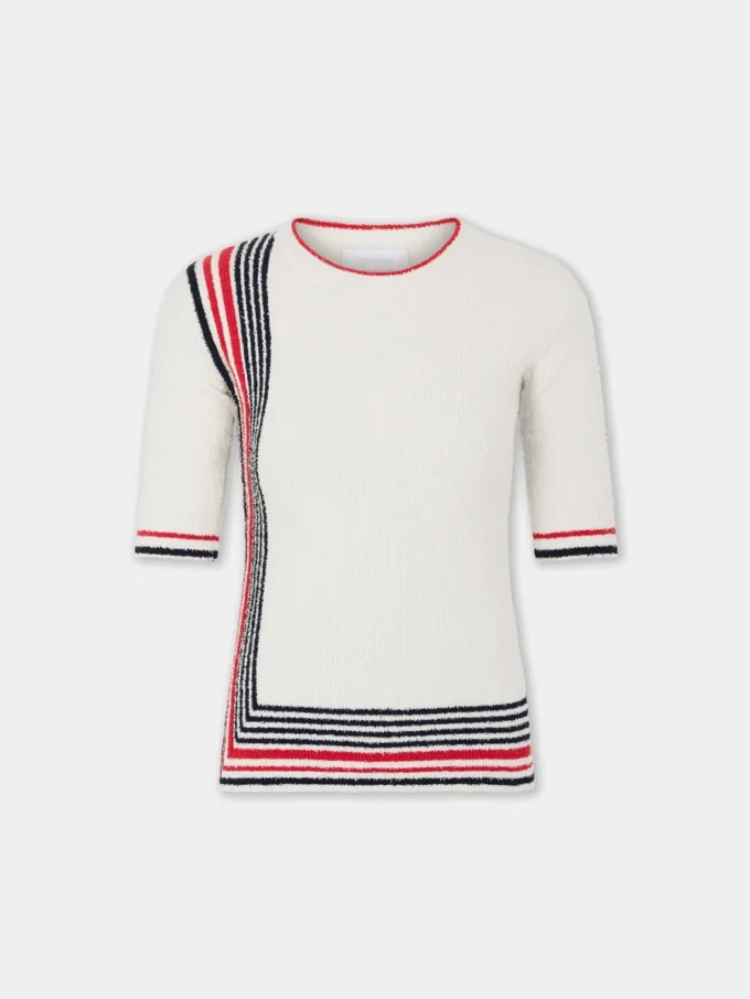 Oberteil aus Frottee-Jersey