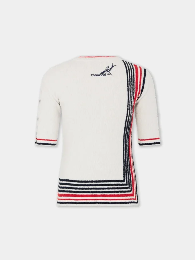 Oberteil aus Frottee-Jersey