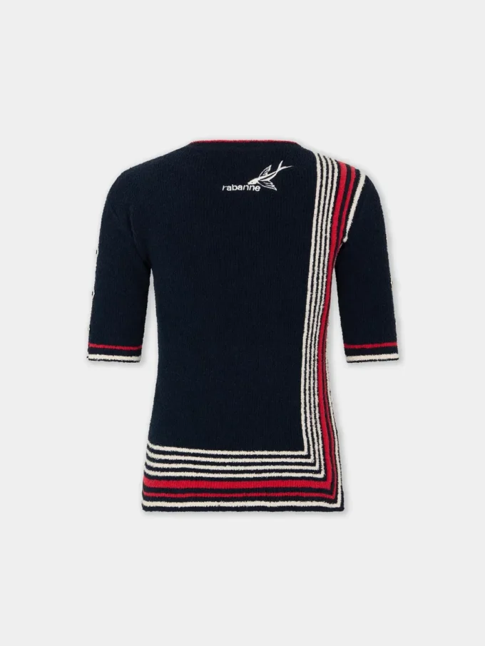 Oberteil aus Frottee-Jersey