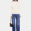 Off White Pullover aus Wolle