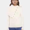 Off White Pullover aus Wolle