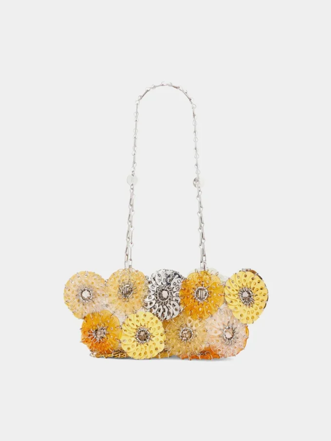 Orangefarbene Tasche „Flower 1969”