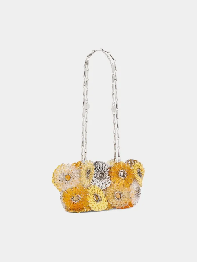 Orangefarbene Tasche „Flower 1969”