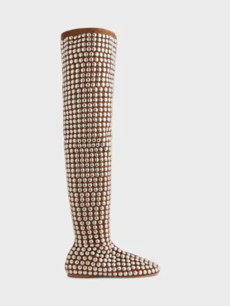 Overknee-Stiefel mit Nieten