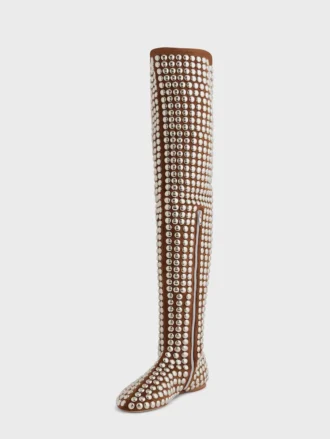 Overknee-Stiefel mit Nieten