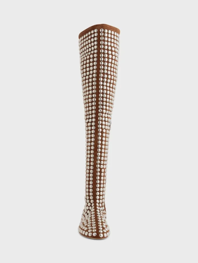 Overknee-Stiefel mit Nieten