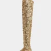 Overknee-Stiefel mit Pailletten