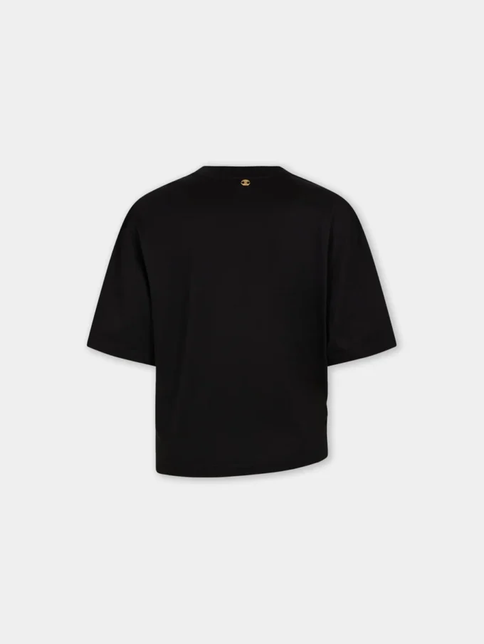Oversize-T-Shirt mit Piercing