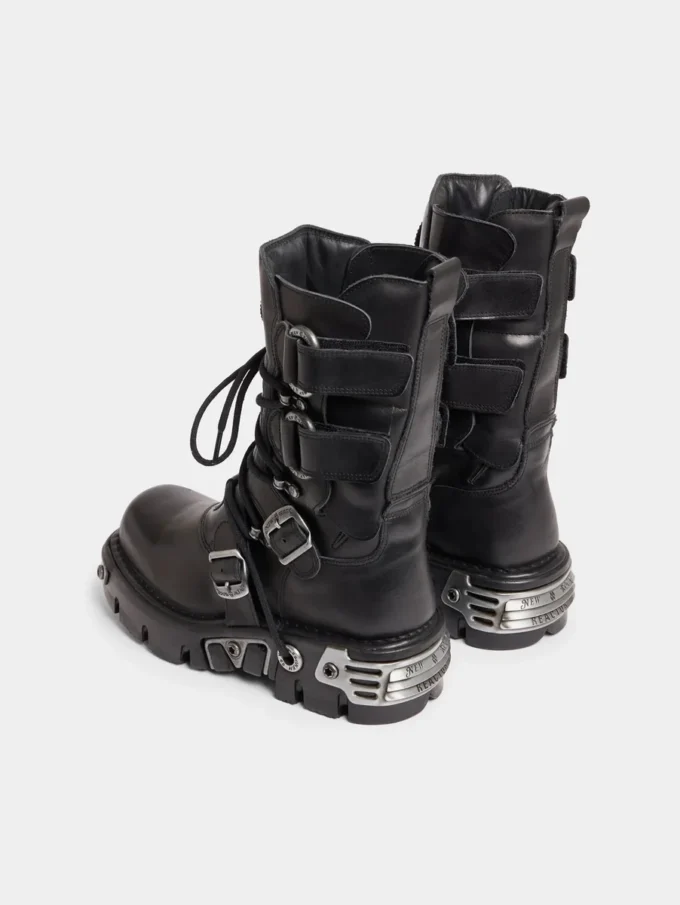 Rabanne x New Rock schwarze Stiefel Rabanne x New Rock schwarze Stiefel