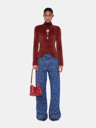 Baggy-Jeans mit geradem Bein