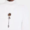 Rollkragenpullover aus gebürstetem Strick