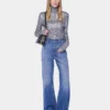 Rollkragenpullover mit Pailletten