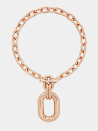 Roségoldene XL-Link-Halskette