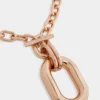 Roségoldene XL-Link-Halskette