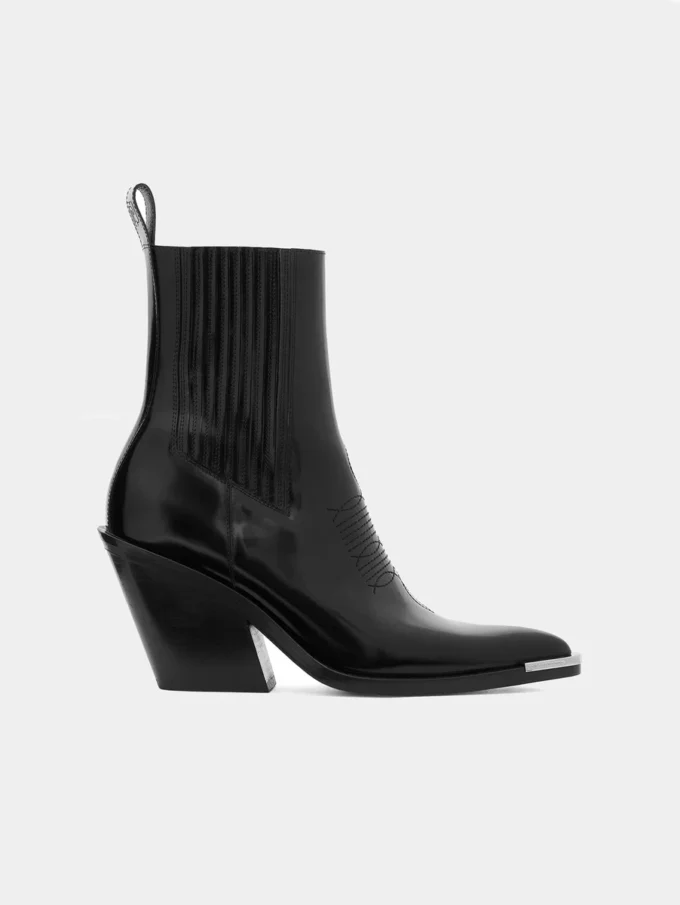 Schwarze Chelsea-Stiefel