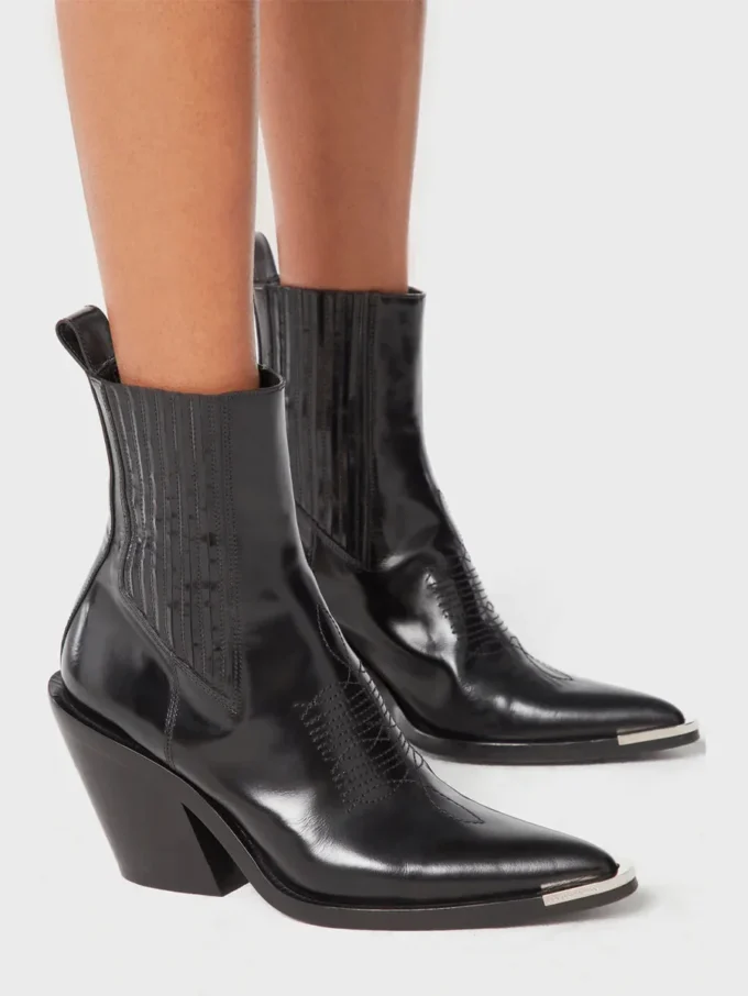 Schwarze Chelsea-Stiefel
