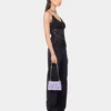 Schwarzes Tanktop aus Spitze