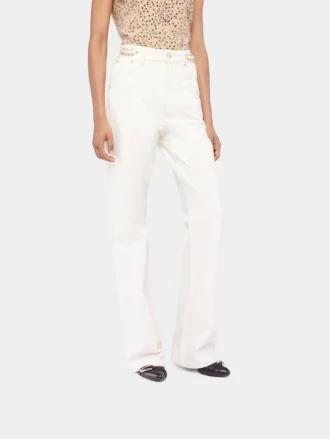 Signature-Jeans in Off-White mit 1969-Scheiben