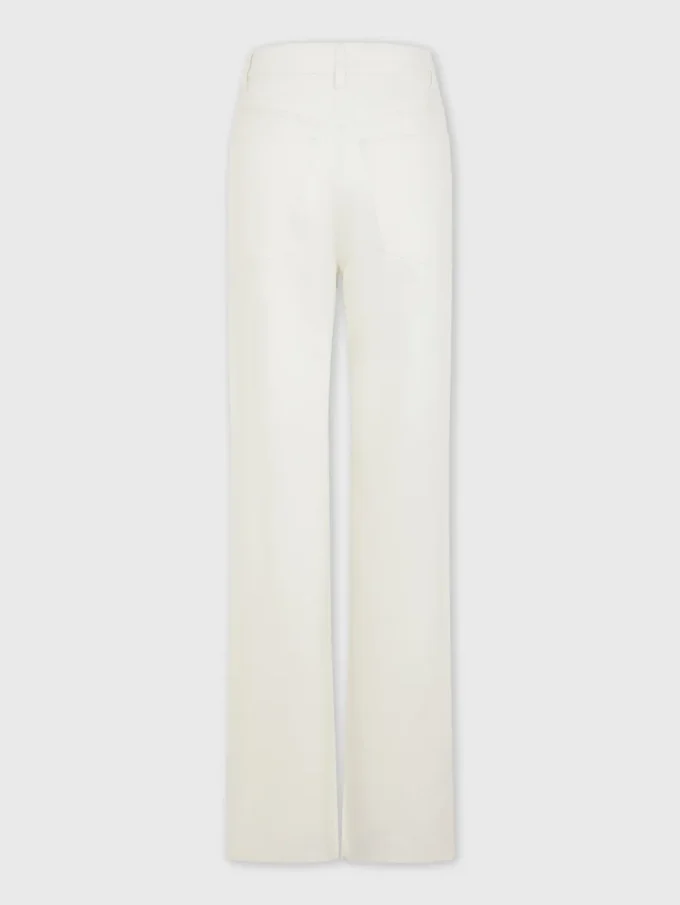 Signature-Jeans in Off-White mit 1969-Scheiben