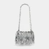 Sparkle Nano Metallic-Pelztasche