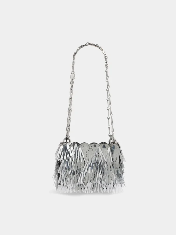 Sparkle Nano Metallic-Pelztasche