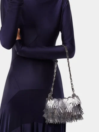Sparkle Nano Metallic-Pelztasche