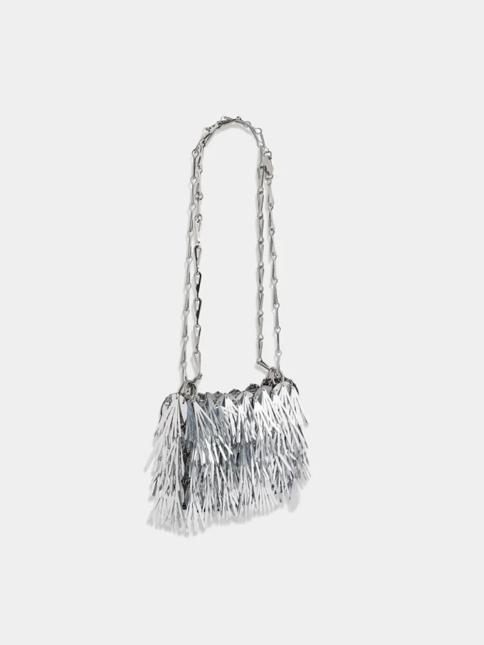 Sparkle Nano Metallic-Pelztasche