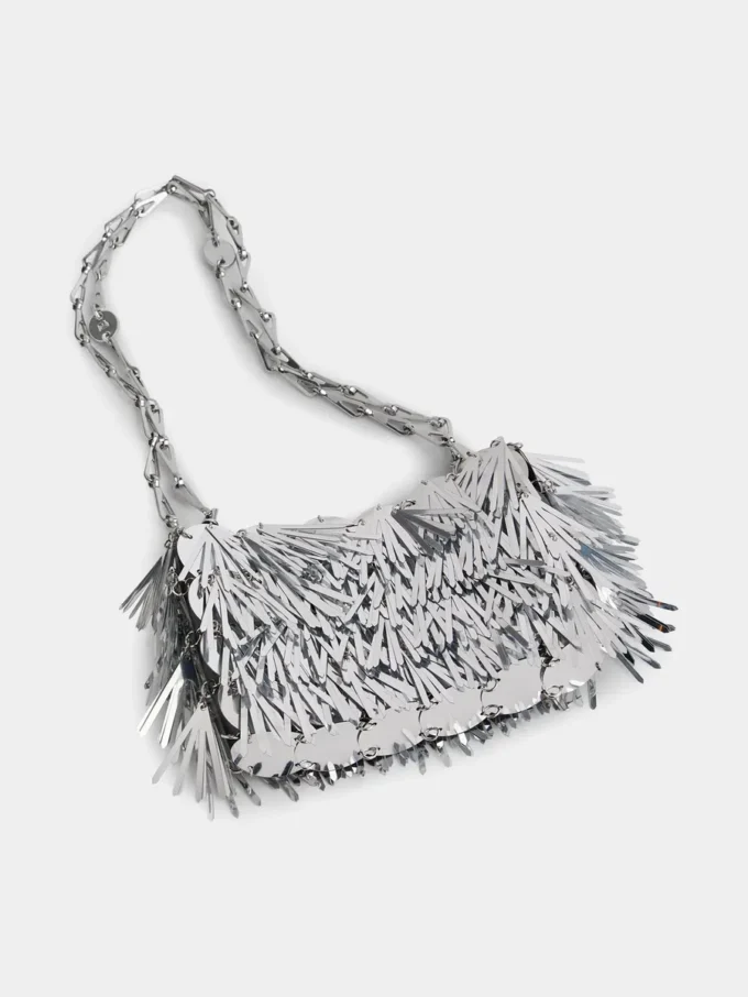 Sparkle Nano Metallic-Pelztasche