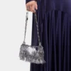 Sparkle Nano Metallic-Pelztasche