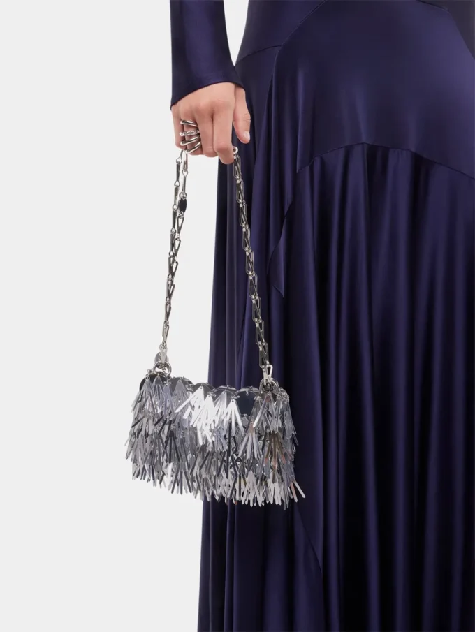 Sparkle Nano Metallic-Pelztasche