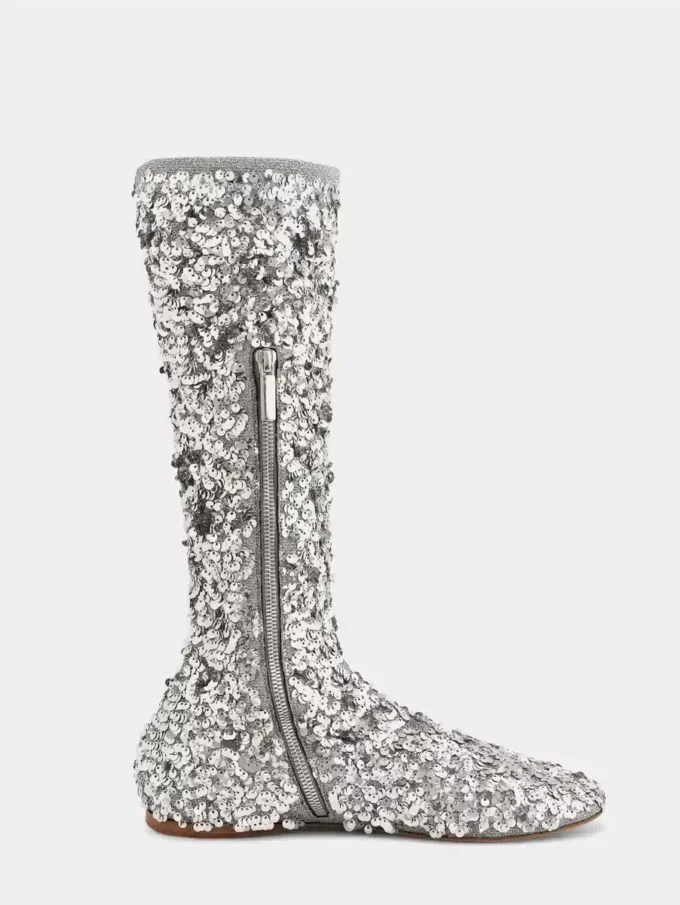 Stiefel mit Pailletten