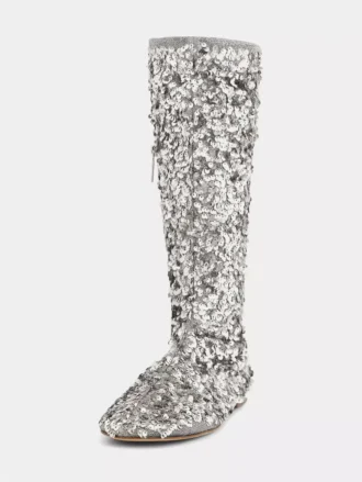 Stiefel mit Pailletten