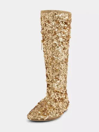 Stiefel mit Pailletten