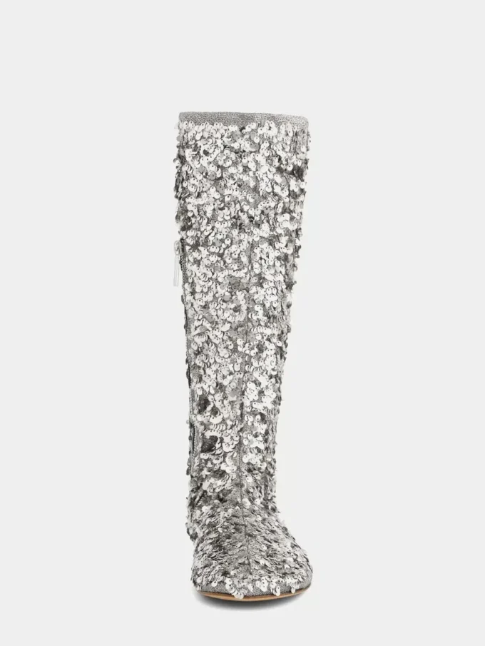 Stiefel mit Pailletten