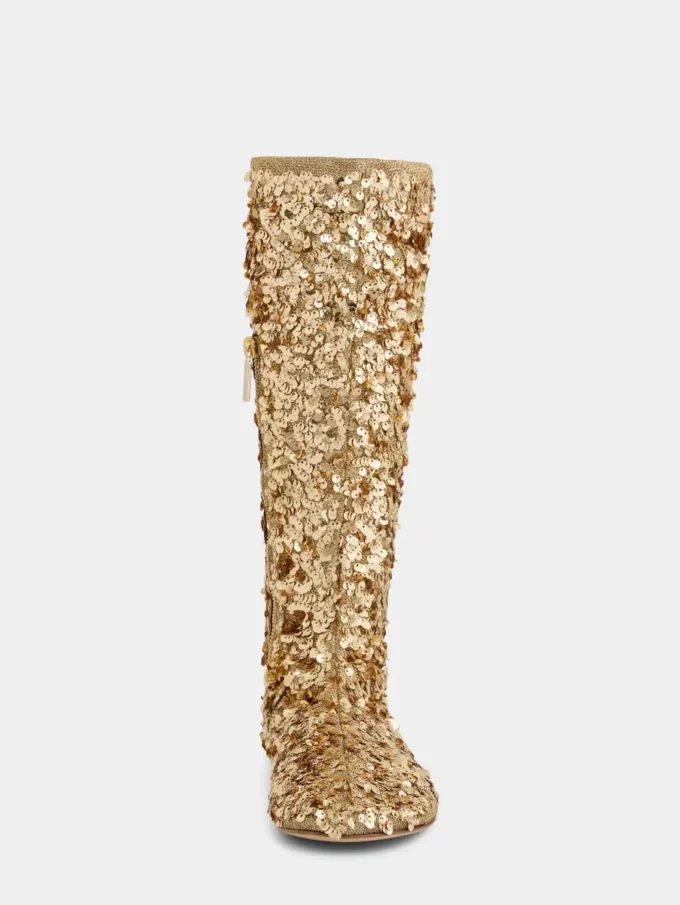 Stiefel mit Pailletten