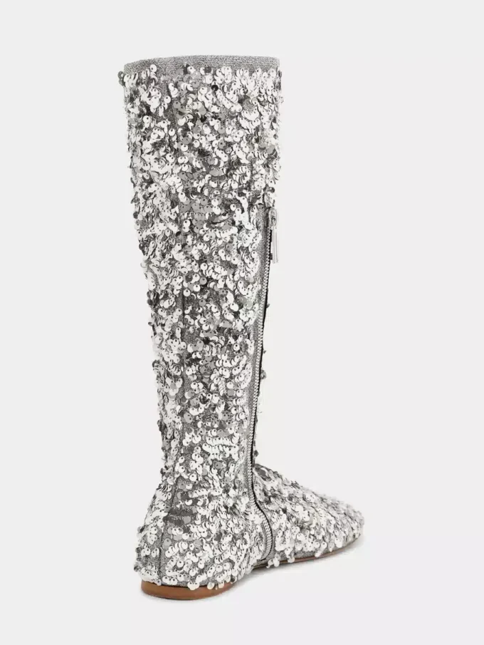 Stiefel mit Pailletten