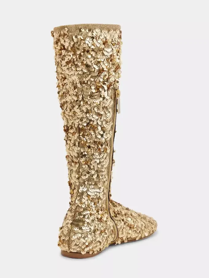 Stiefel mit Pailletten