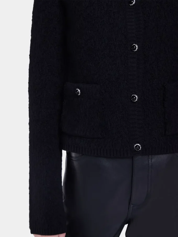 Strickjacke aus Wolle