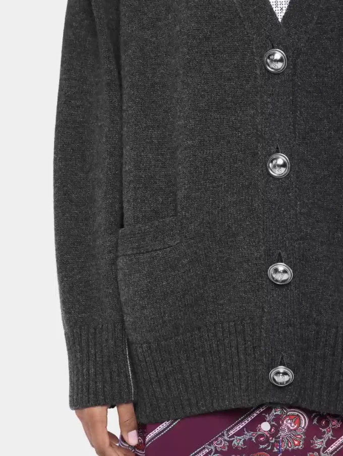 Strickjacke aus Wolle und Kaschmir