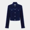 Truckerjacke aus Samt