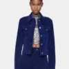 Truckerjacke aus Samt