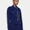 Truckerjacke aus Samt