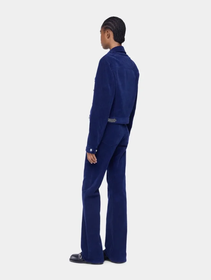 Truckerjacke aus Samt
