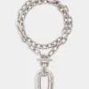 XL Link Strass-Halskette