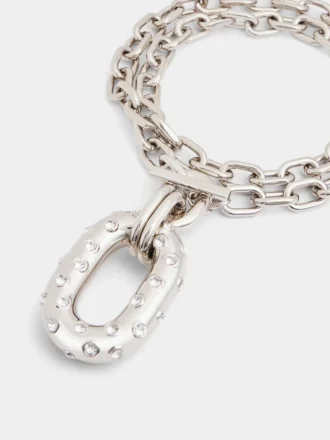 XL Link Strass-Halskette