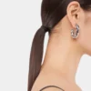 XL Link Strass-Ohrringe