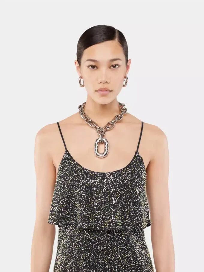XL Link Strass-Ohrringe